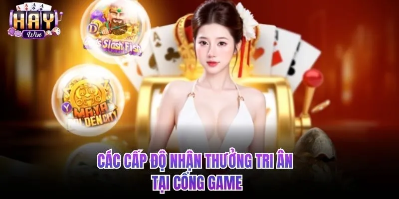 Các cấp độ nhận thưởng tri ân tại HAYWIN 